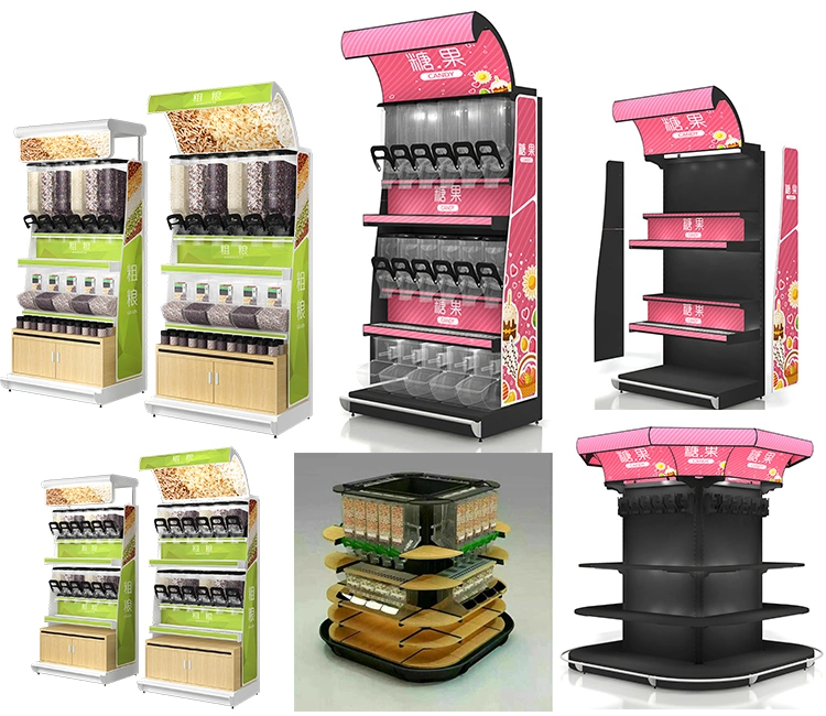 2018 Round Display Shelves Gondola Supermarket Steel Shelf Display Supermarket Shelf for Sale