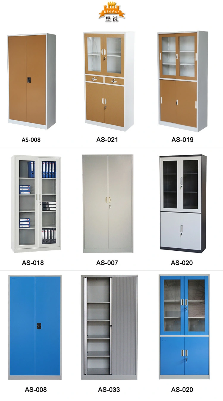 Two Door Filing Cabinet with 4 Adjustable Shelves Inside