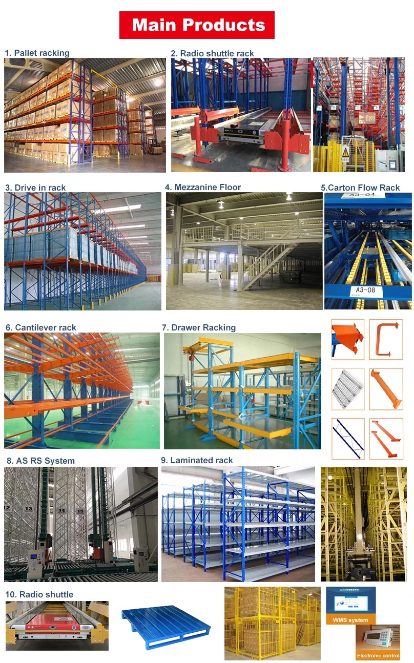 China Warehouse Heavy Duty Cantilever Shelves Rack Manufacturer