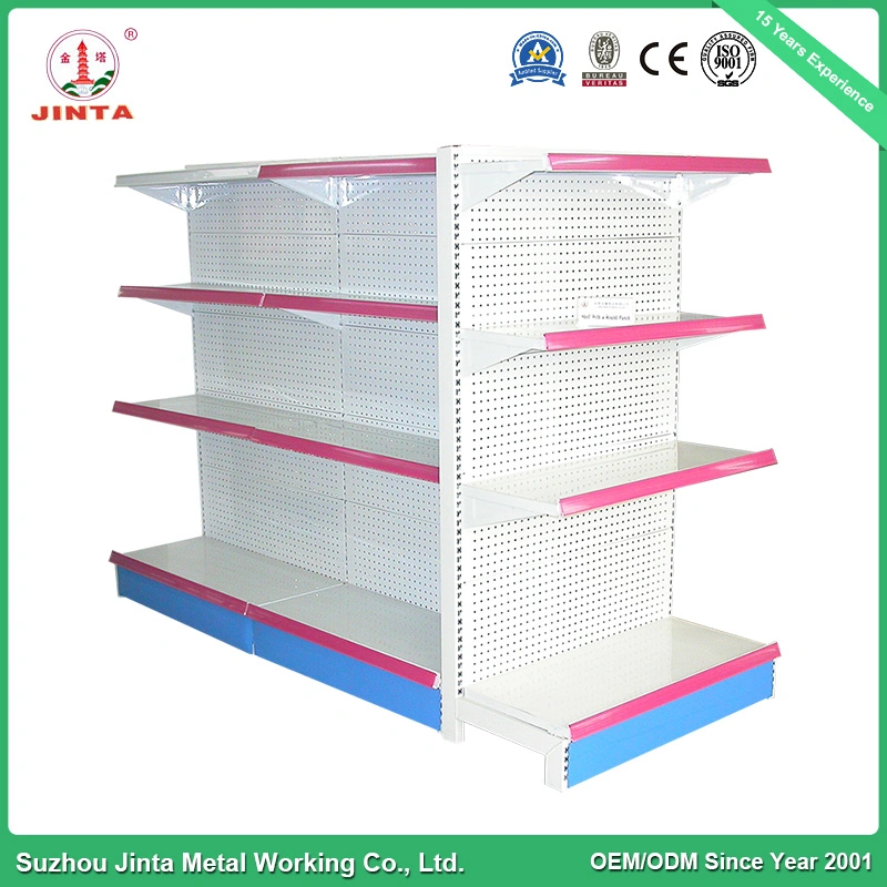 Hot Products in Stock Double Sided Supermarket Rack