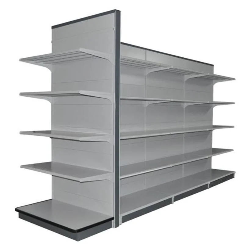 Store Equipment Display Racks Stand Supermarket Advertising Shelf Grocery Gondola