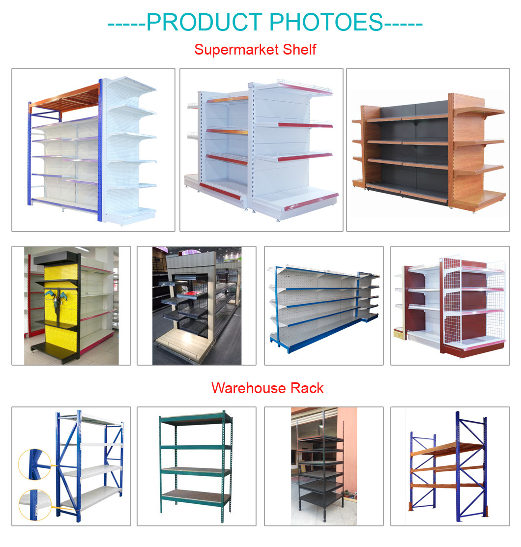 Ce Proved Double Sided Supermarket Display Shelf