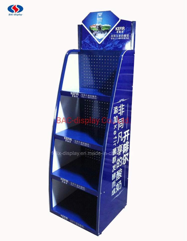 4-Layer Metallic Wire Speciality Stores Product Shelf Supermarket Commodity Display Rack