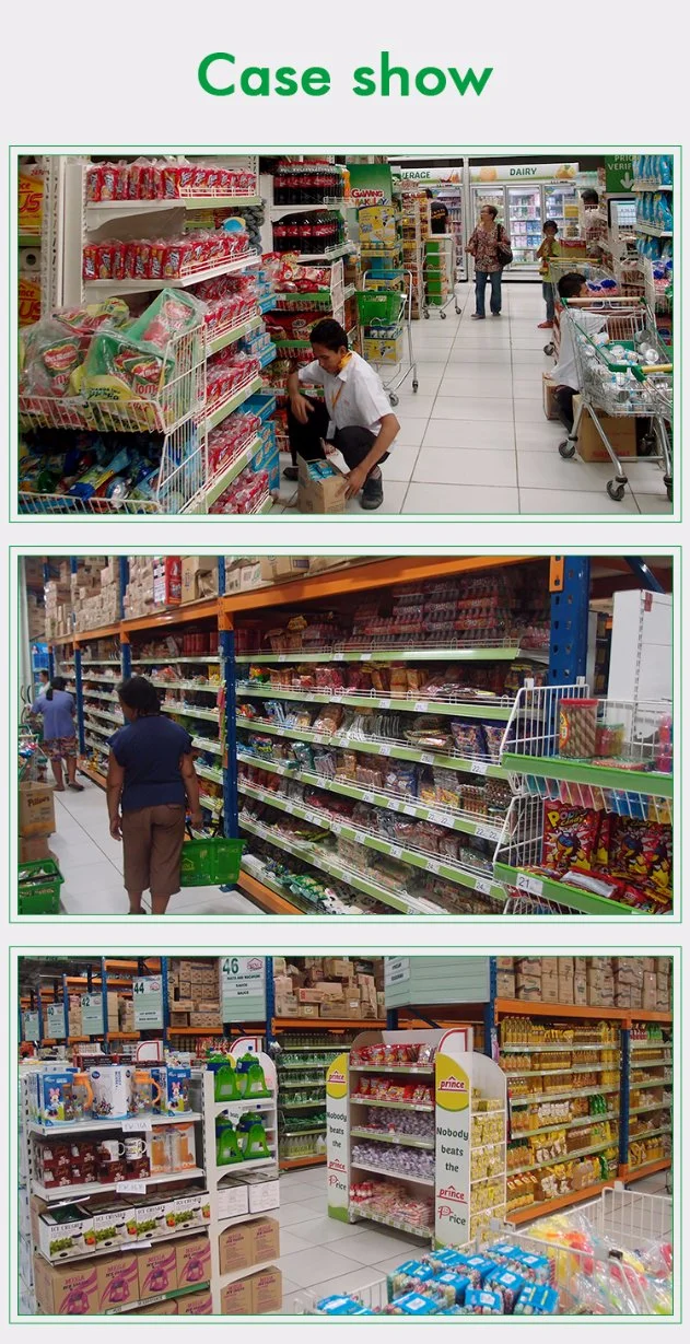 Retail Philippines Supermarket Shelf Display Rack Gondola Shelving