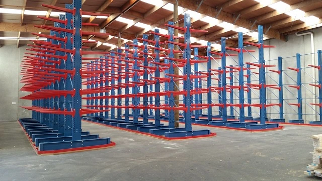 Long Wood Storage Cantilever Warehouse Racking System