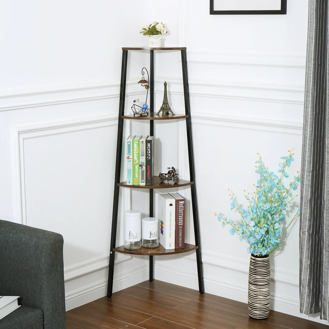 Nordic Racks Floor Iron Art Storage Racks Ground Balcony Flower Racks Living Room Storage Bookshelves