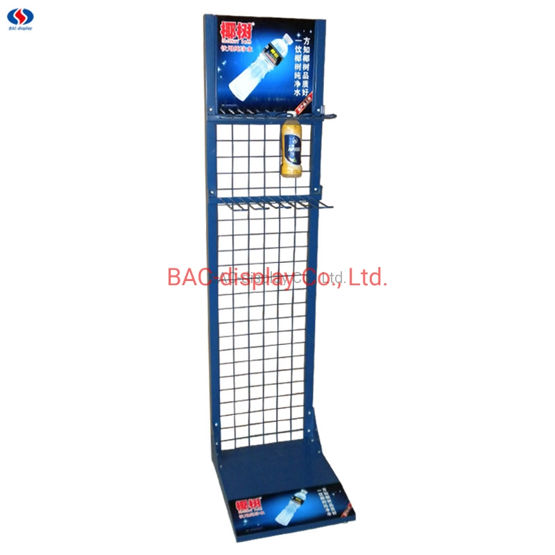 4-Layer Metallic Wire Speciality Stores Product Shelf Supermarket Commodity Display Rack