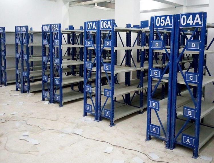 4 Tier Adjustable Shelf Warehouse Storage Metal Boltless Rack