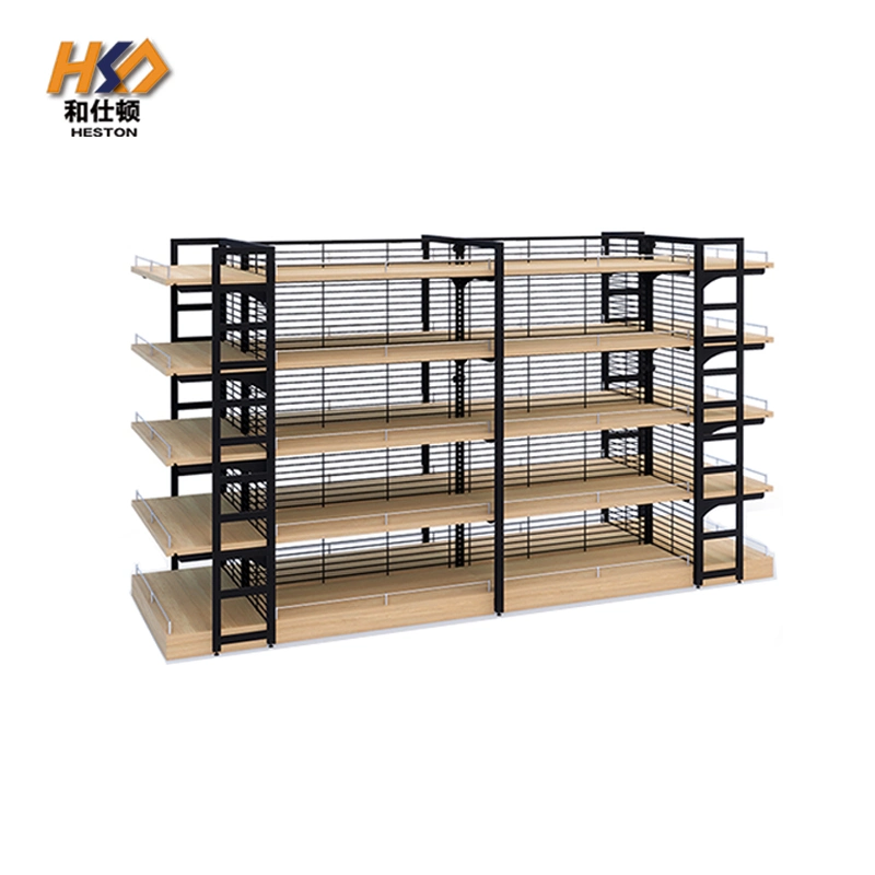 Convenient Installation Metal Departmental Store Racks Supermarket Shopping Shelf
