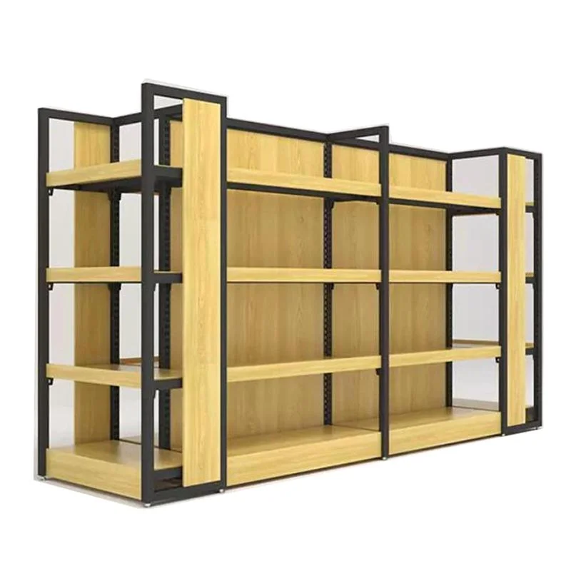 Convenience Store Gondola Supermarket Shelves Display Racking Stand for Shop