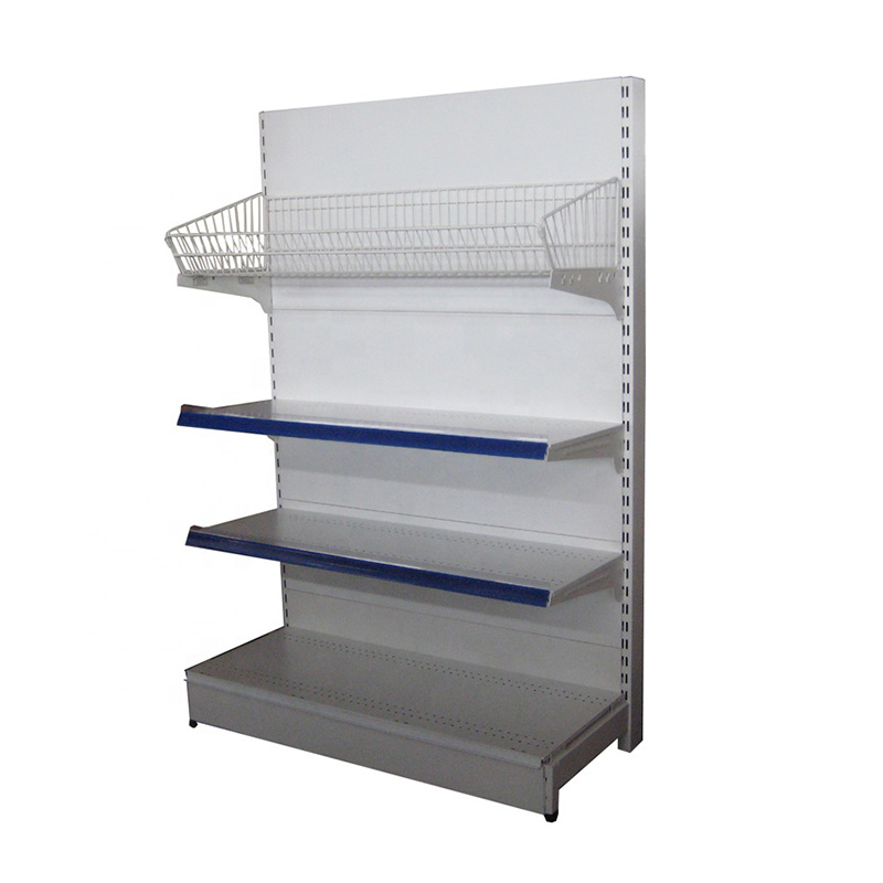 Metal Gondola Shop Rack for Sale Store Equipment Supermarket Shelf