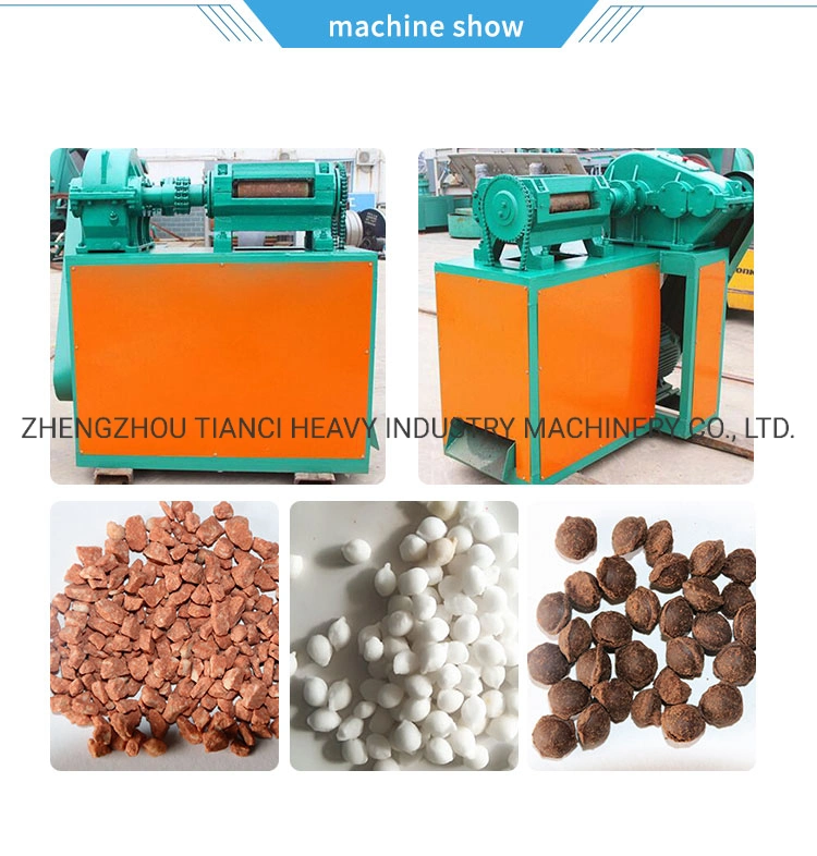 Dry Chemical Powder Double Roller Press NPK Compound Fertilizer Granulator Machine