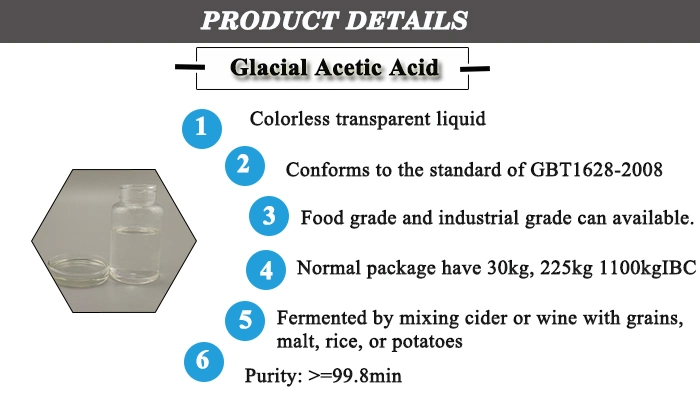 99% 85% Fabric Grade Price Glacial Acetic Acid