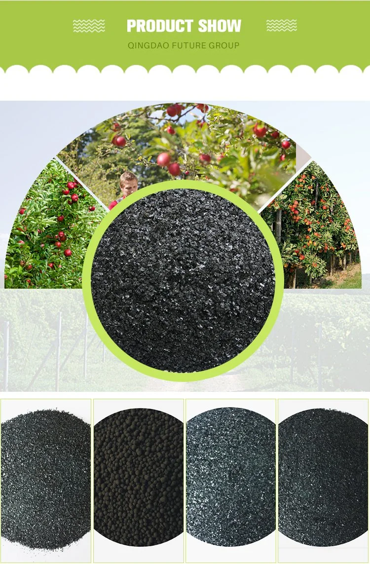 100% Water Soluble Fertilizer Humic Fulvic Acid Flake/Powder Fertilizer