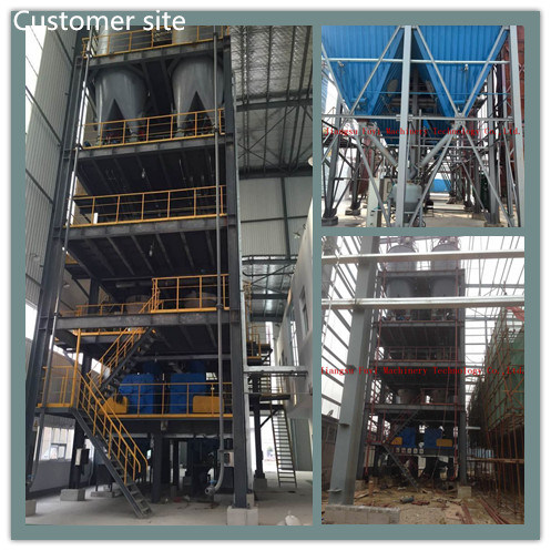 Dry Granulating complete equipment granulator for formula fertilizers for phosphate rock powder