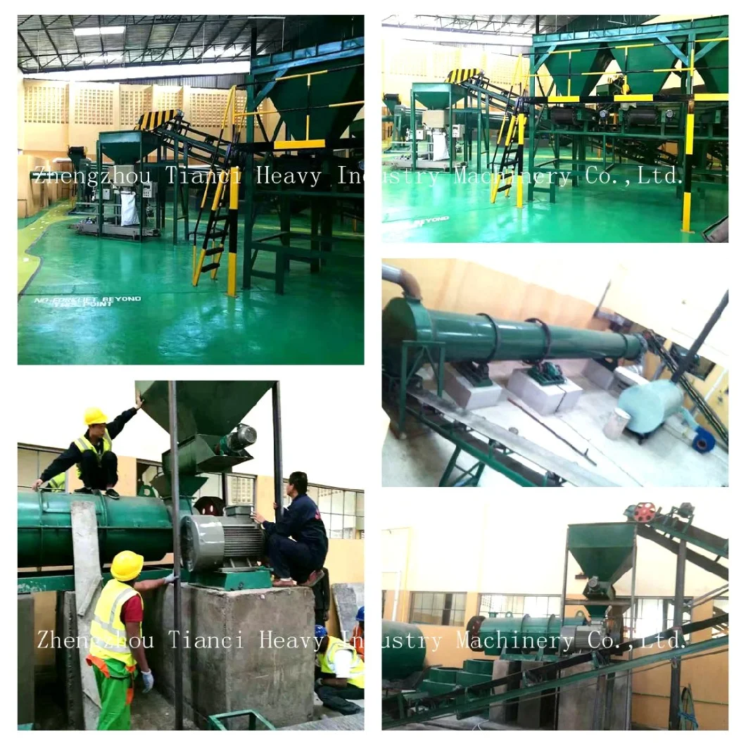 Chemical Granular Fertilizer Production Line Machine/ NPK Fertilizer Pellet Making Equipment