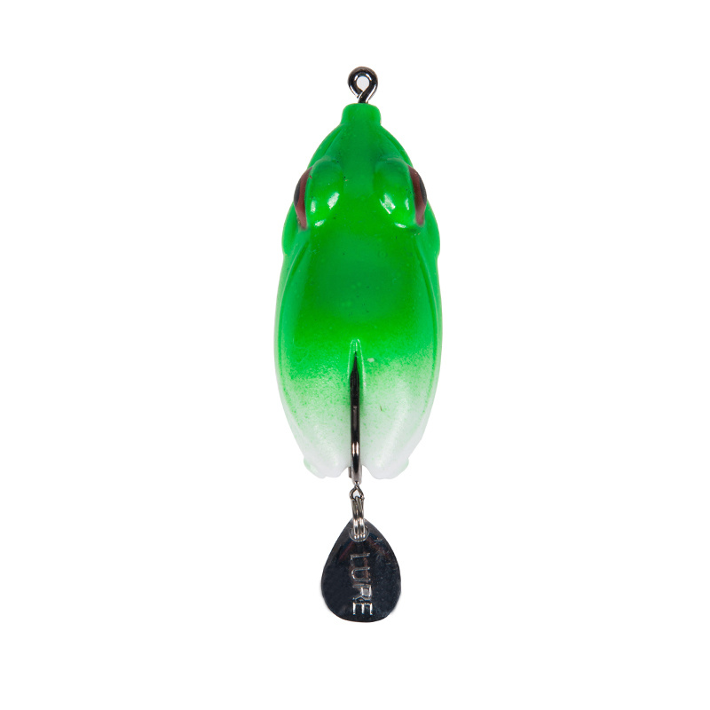 Green Hollow Body Frog Lure Fishing Bait Fishing Tackle