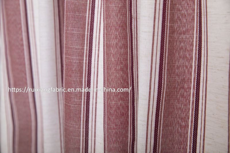 Vertical Line Style Jacquard Curtain for Hometextlies