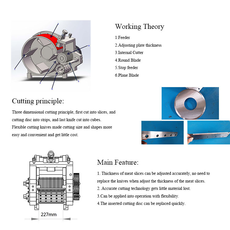 Frozen Chicken Cutting Machine	National Meat Machine	Machine for Cutting Meat