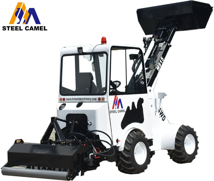 Multi Function Machine Garden Wheel Loader with Hedge Trimmer, Lawn Mower