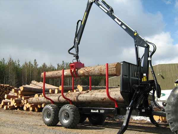 Hot Sale 6t Timber Trailer Forestry Equipment Log Grapple