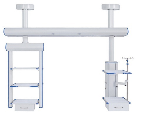 Double Arms Ceiling-Mounted Medical Bridge Pendant for Medical Equipment, Surgical Equipment