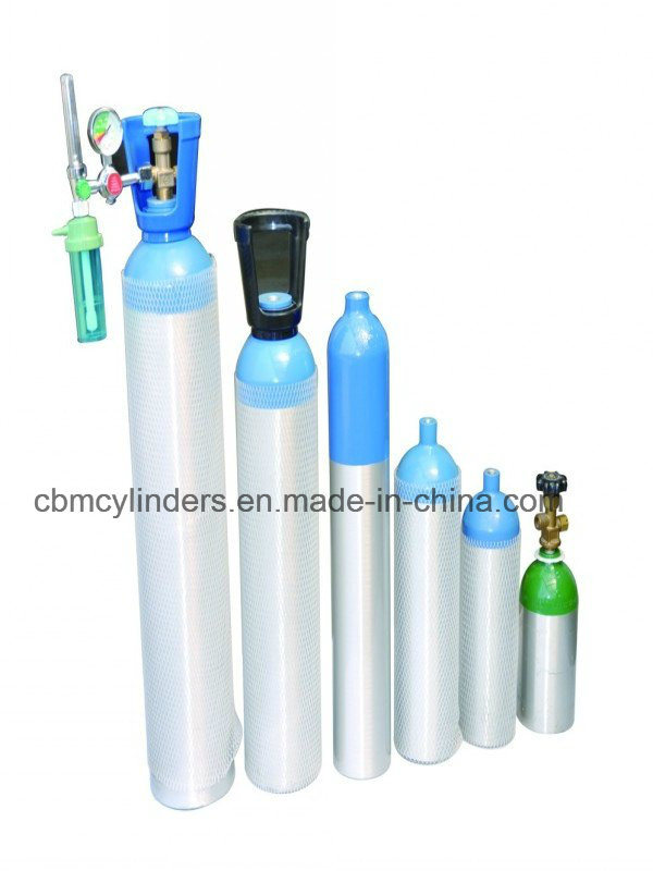 200bar Working Pressure Aluminum Oxygen Cylinders 2L