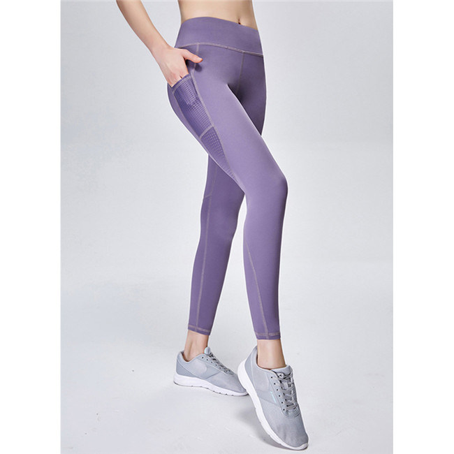 Wholesale High Waisted Workout Leggings Yoga Pants with Pocket