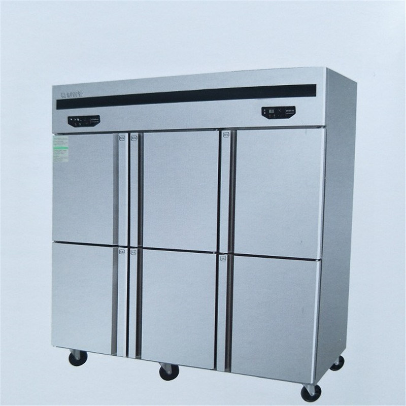 LED Light Stainless Steel Commercial Storage Refrigeration Equipment Refrigerator