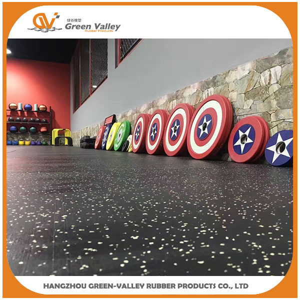 1mx1m Anti-Shock Rubber Floor Tiles for Gym Equipment