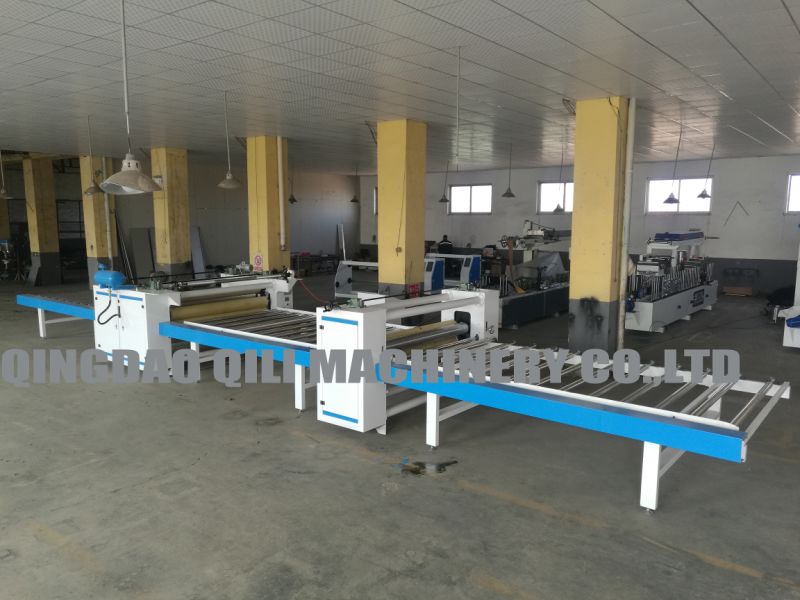 Cold Press Laminating Sticking Machine for Stick PVC Film on MDF