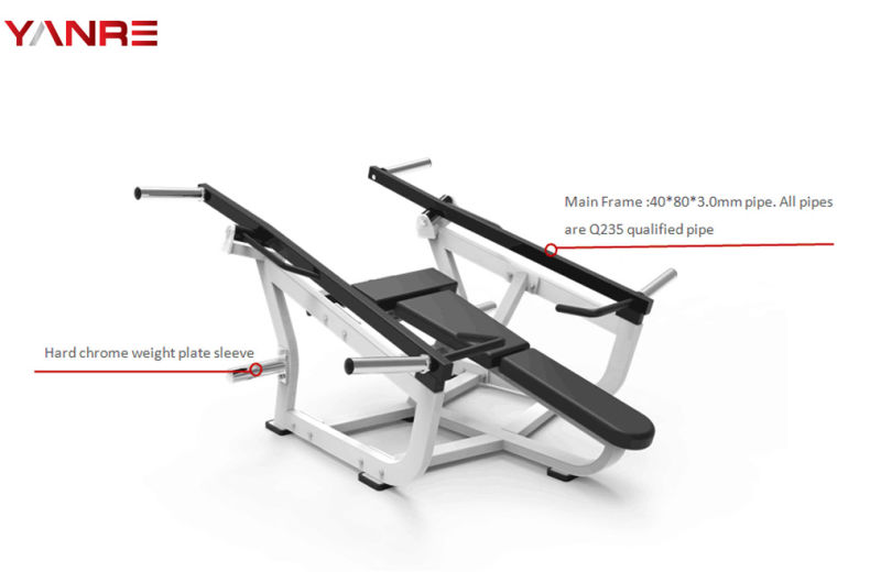 Plate Loaded ISO Lateral Decline Bench Press Hammer Strength Machine