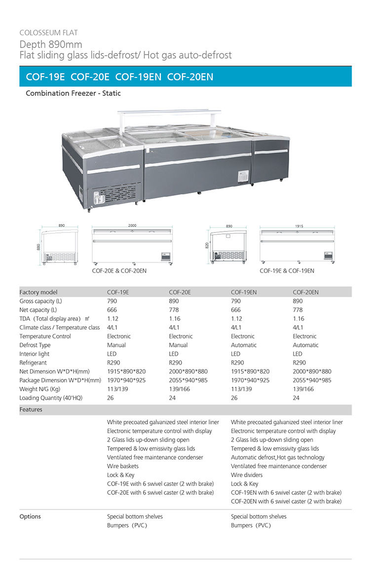 3 Doors Open Cooling Supermarket for Fruit Open Display Chiller