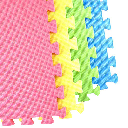 China Supplier Eco Friendly Soft Floor Interlinking Corrugated Exercise Floor Mat