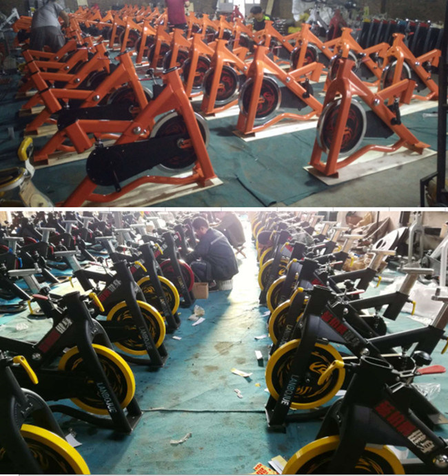 Spinning Bike Commercial Fitness Gym Equipments / Spin Bike Equipment