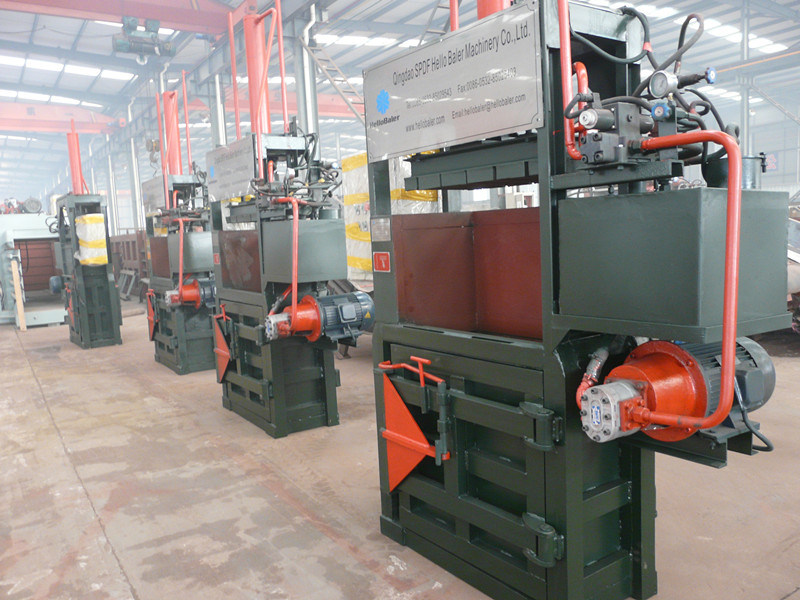 Automatic Hydraulic Press Plastic Baler Machine/Waste Paper Baler Machine with Conveyor for Waste Papers/occ/cartons
