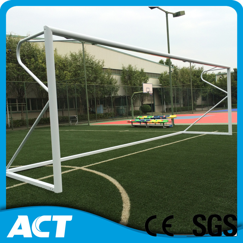 Full Size Freestanding Elliptical Aluminum Soccer Goal, Football Goal Post