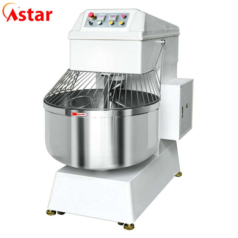 Commercial Bakery Equipment 130L Dough Kneading Machine Spiral Dough Mixer