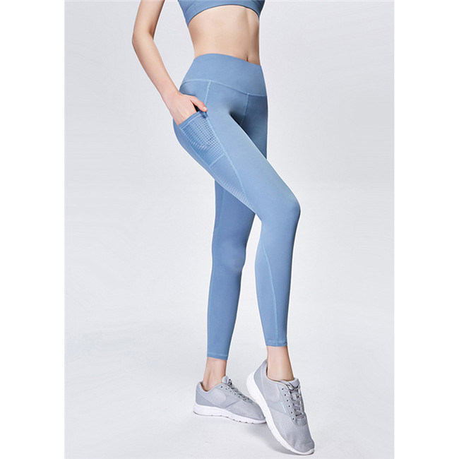 Wholesale High Waisted Workout Leggings Yoga Pants with Pocket