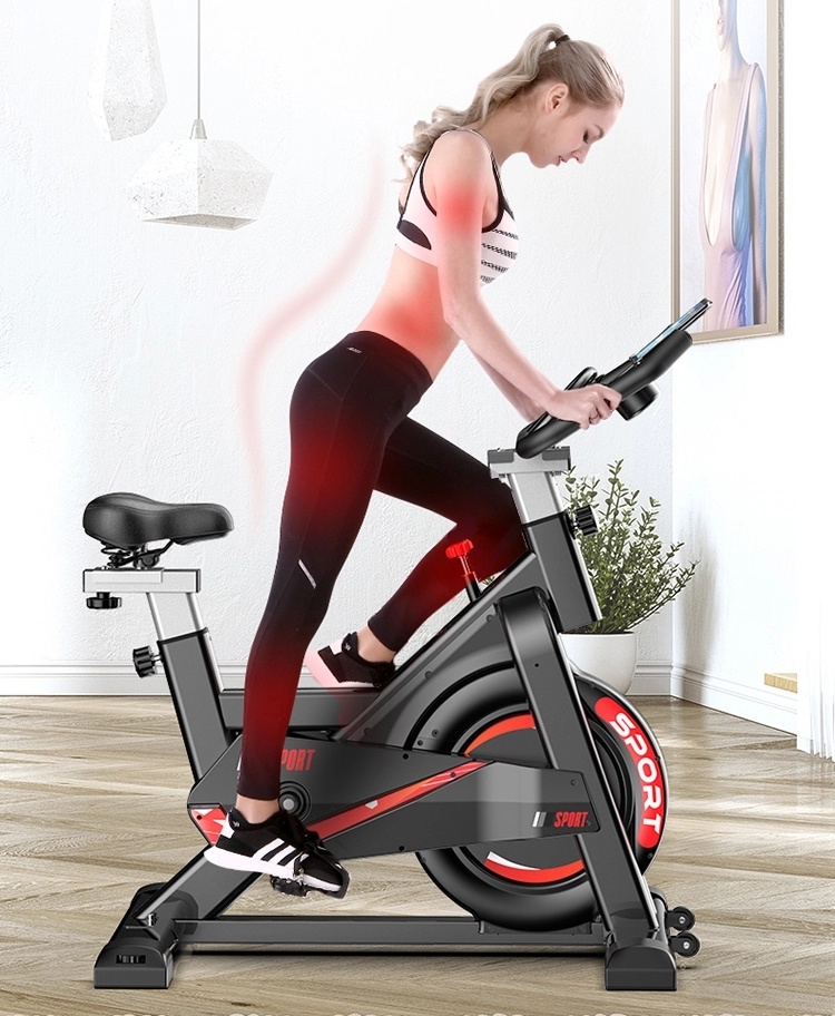 Home Fitness Equipment Commercial Magnetic Exercise Body Building Indoor Cycle Exercise Spinning Bike