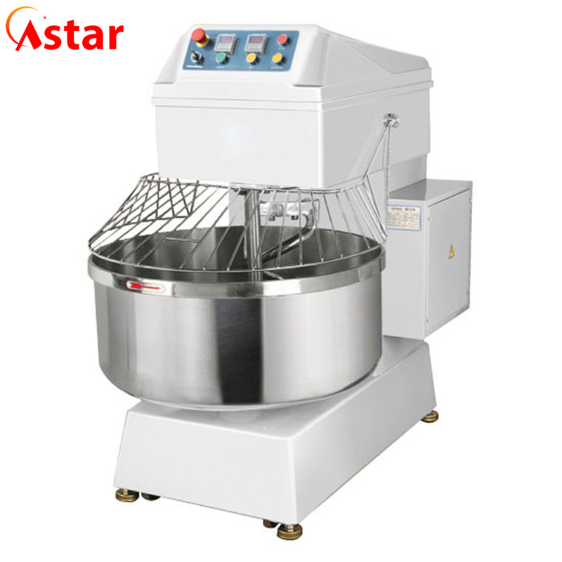 Commercial Bakery Equipment 130L Dough Kneading Machine Spiral Dough Mixer