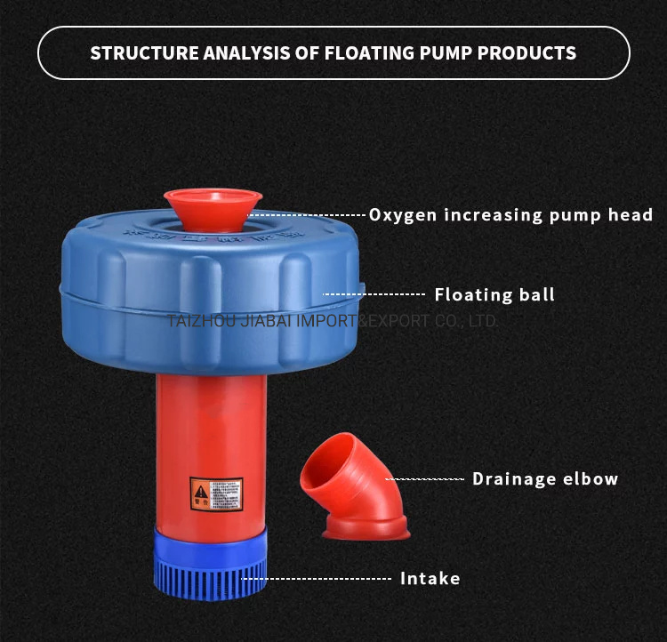 1.5kw Stainless Steel Pump Body Floating Pump Aerator