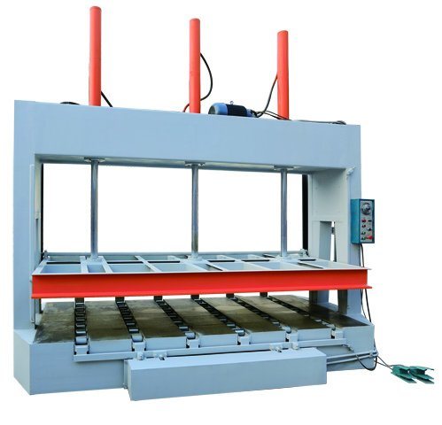 Cold Press Machine with Rollers on Worktable