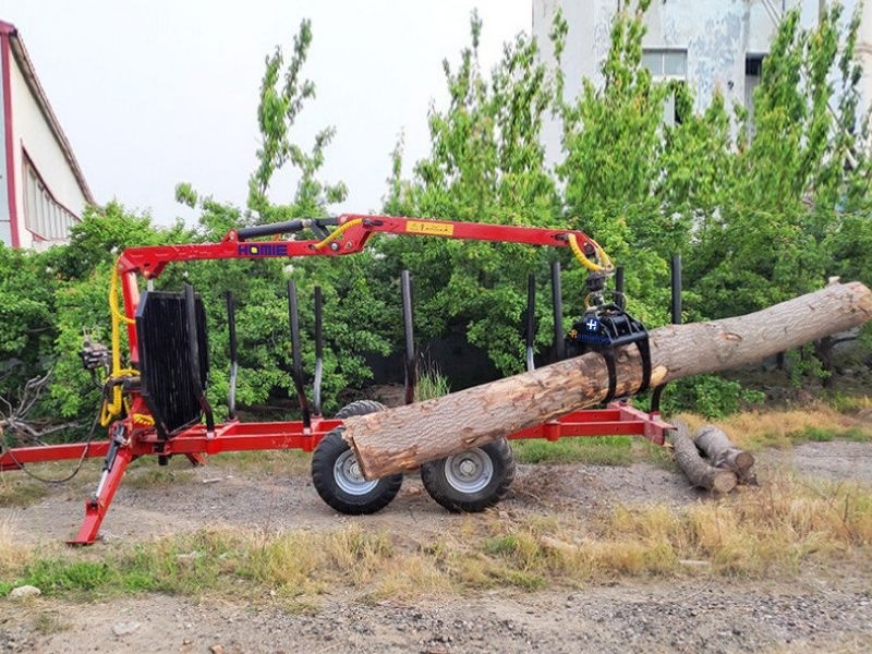 Hot Sale 6t Timber Trailer Forestry Equipment Log Grapple