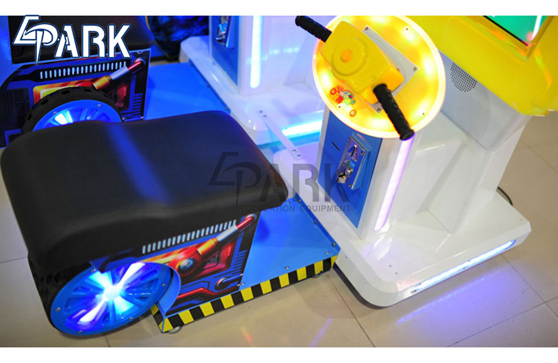 Blond Racing Car Game Center Kids Car Racing Simulator Driving Racing Car Game Machine