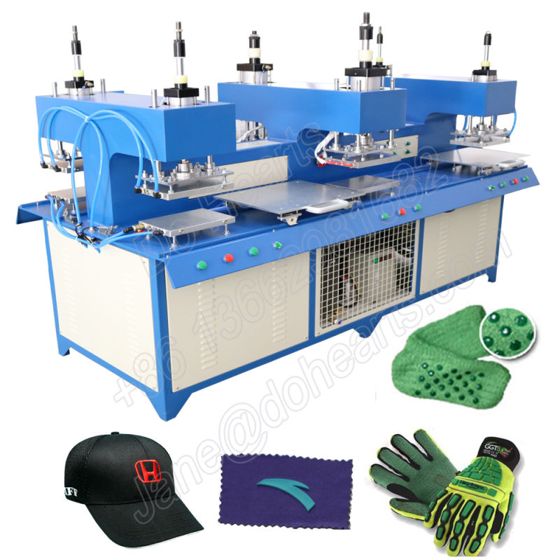 3D Soft Silicone Label Machine Layer Press on Fabric cloth