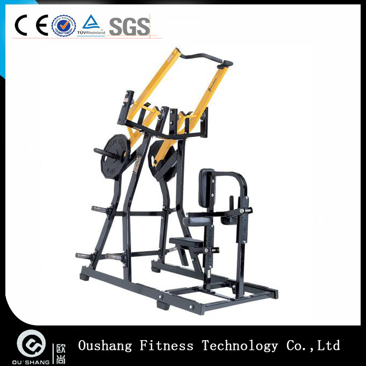 Oushang Gym Equipment Hammer Strength Machine ISO-Lateral Front Lat Pulldown OS-H015
