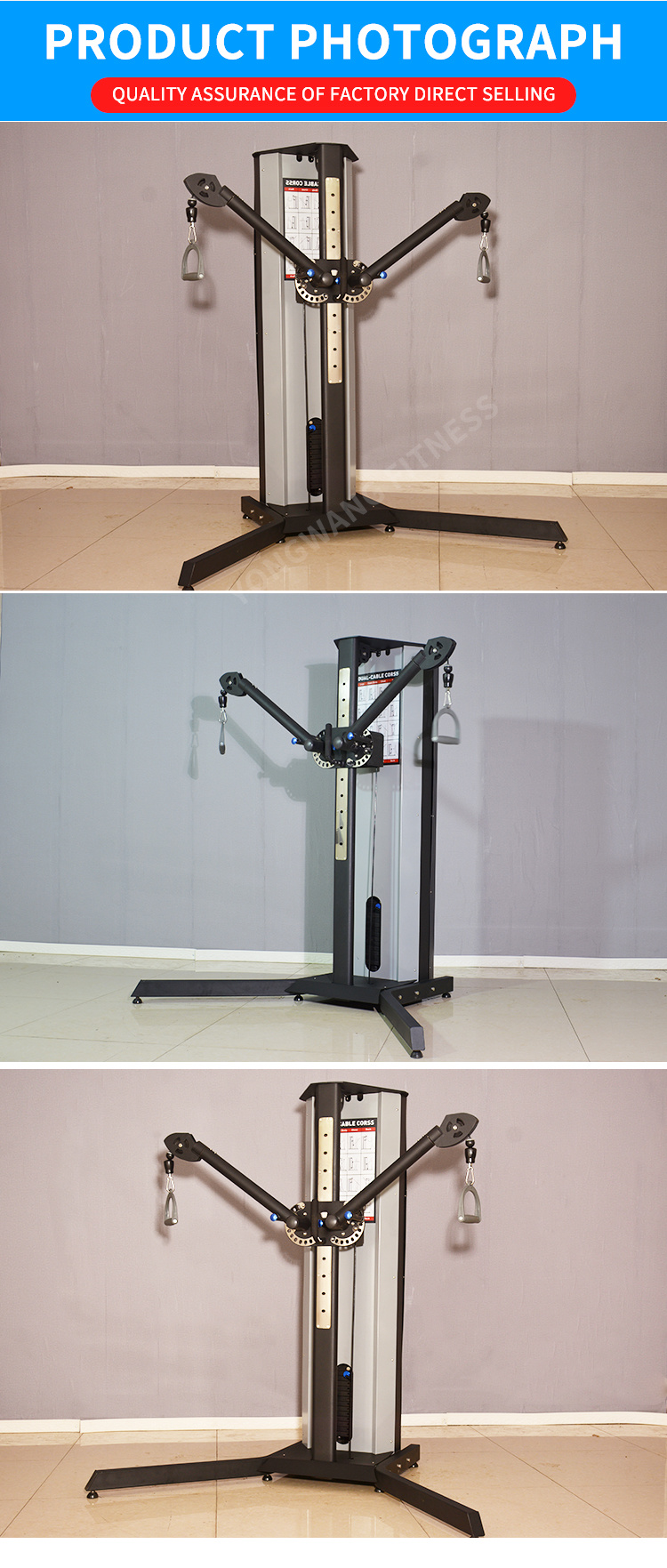 Commercial Fitness Equipmen/Fitness Equipment/Double Training&#160; Cardio Cable Trainer