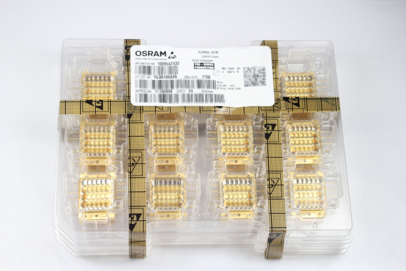 Osram Brand New Butterfly Package 450nm 70W Blue Laser Diode (PLPM4L 450B)