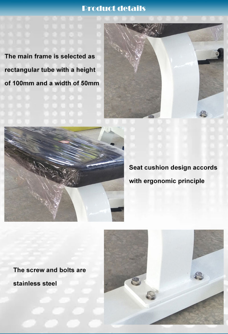 The Latest Design of Fitness Equipment Gym Flat Bench